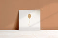 Gold Foil Balloon Card