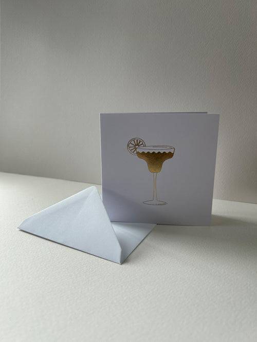 Elegant Margarita Card