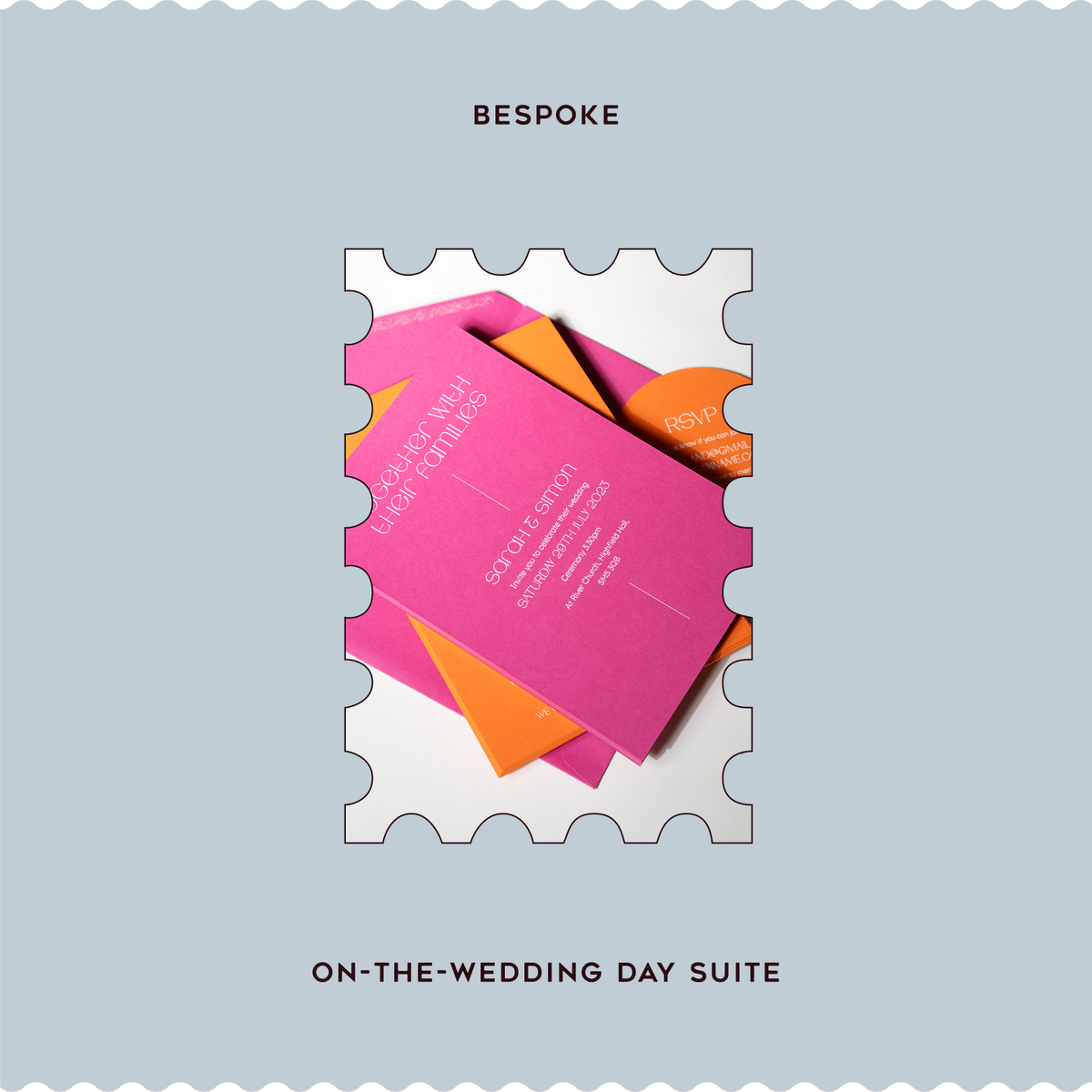 Bespoke invite design by Studio lel
