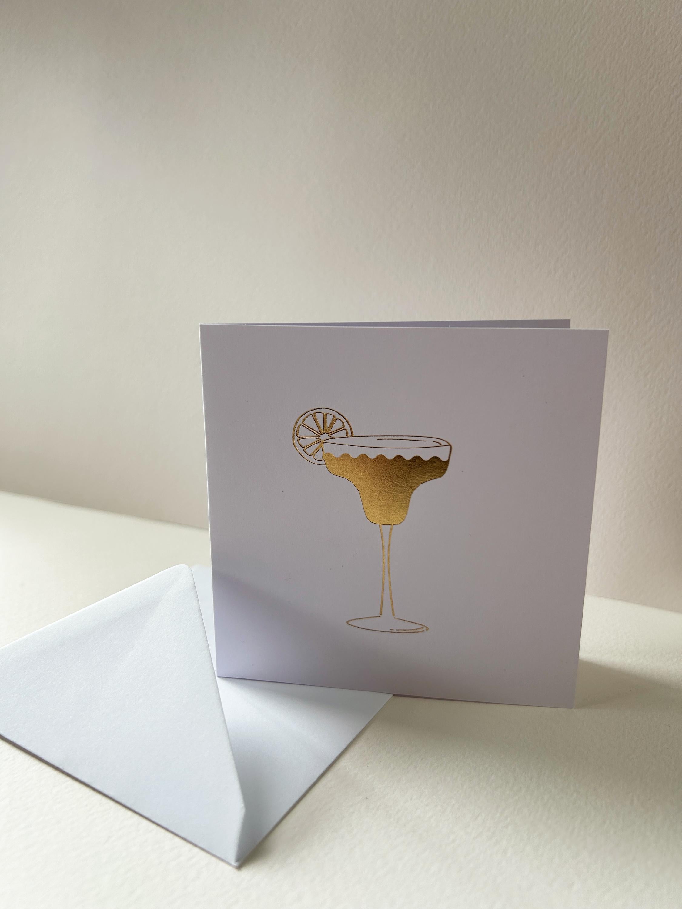 Elegant Margarita Card