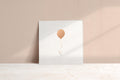 Rose Gold Foil Balloon Card