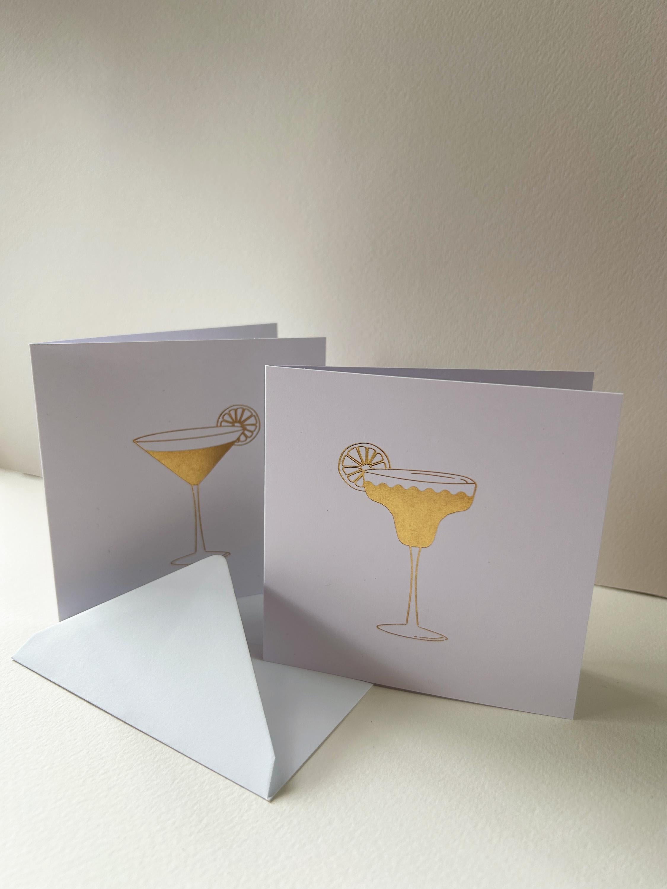 Elegant Margarita Card