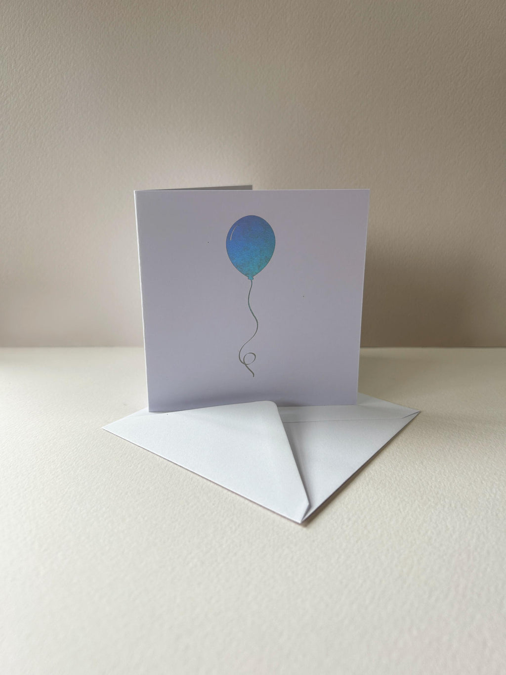 Holographic Pride Rainbow Balloon Card